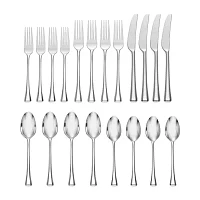 Oneida Faceta 20-pc. 18/10 Stainless Steel Flatware Set