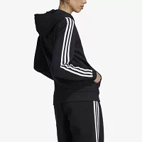 adidas Essentials Fleece 3 Stripes Full Zip Hoodie