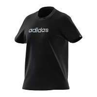 adidas Rhinestone Linear Logo Tee