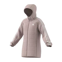 adidas Essentials 3 Stripe Light Down Long Jacket