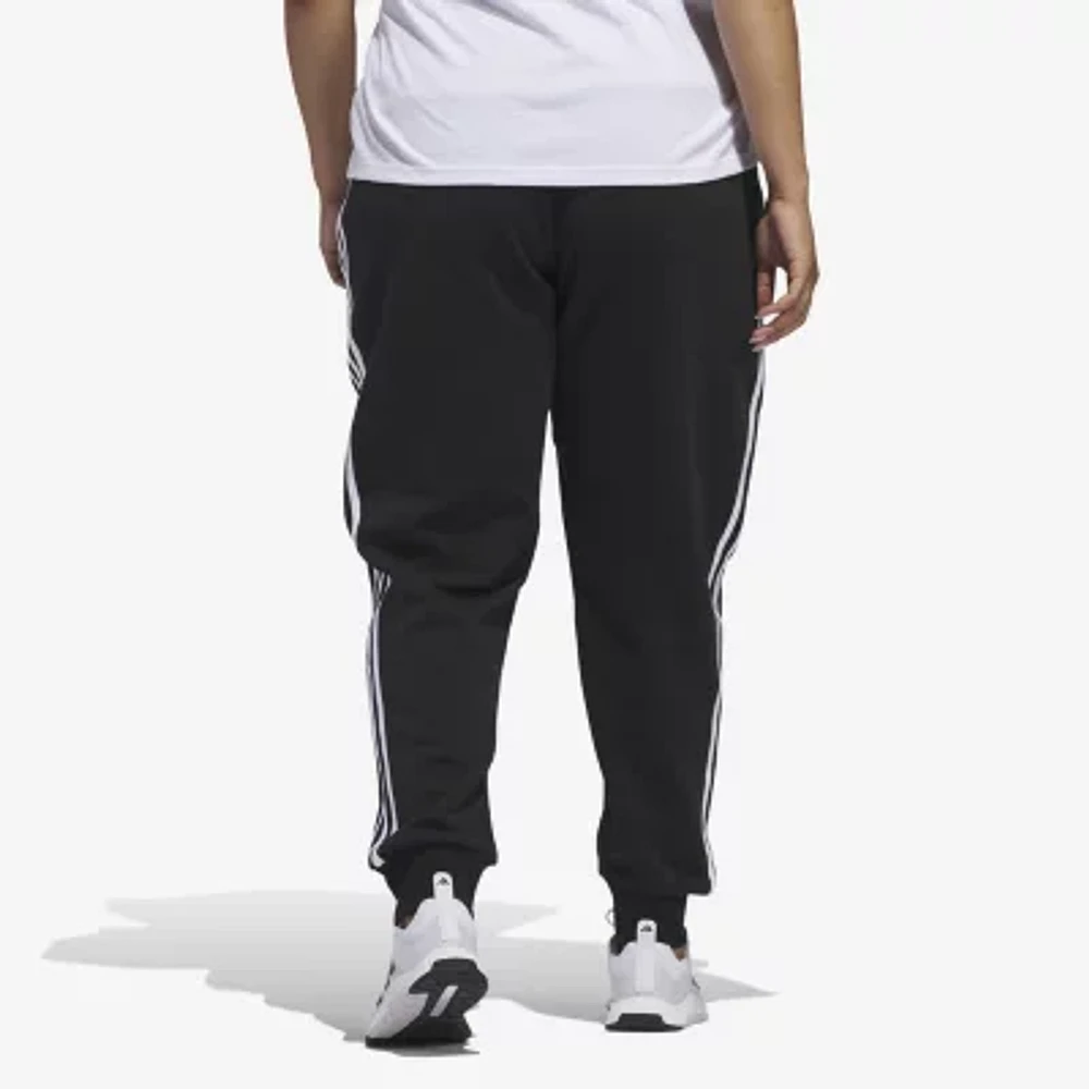 adidas Essentials 3 Stripes Fleece Jogger (Plus Size)