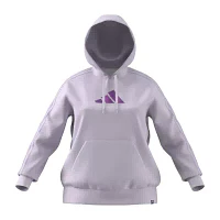 adidas Rhinestone Logo Hoodie (Plus Size)