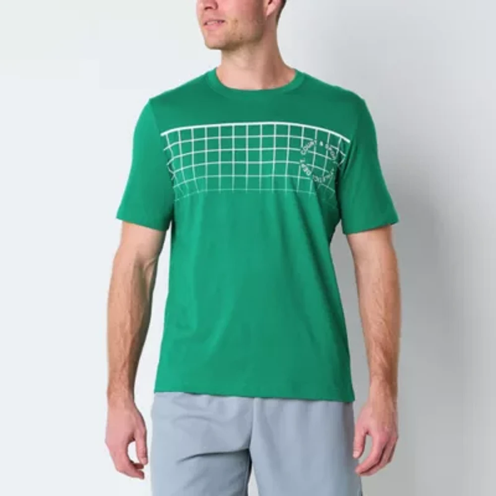 Xersion Mens Crew Neck Short Sleeve Graphic T-Shirt