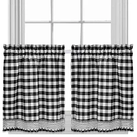 Buffalo Check 2-pc. Rod Pocket Window Tier