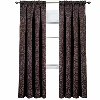 Sutton Blackout Rod Pocket Single Curtain Panel