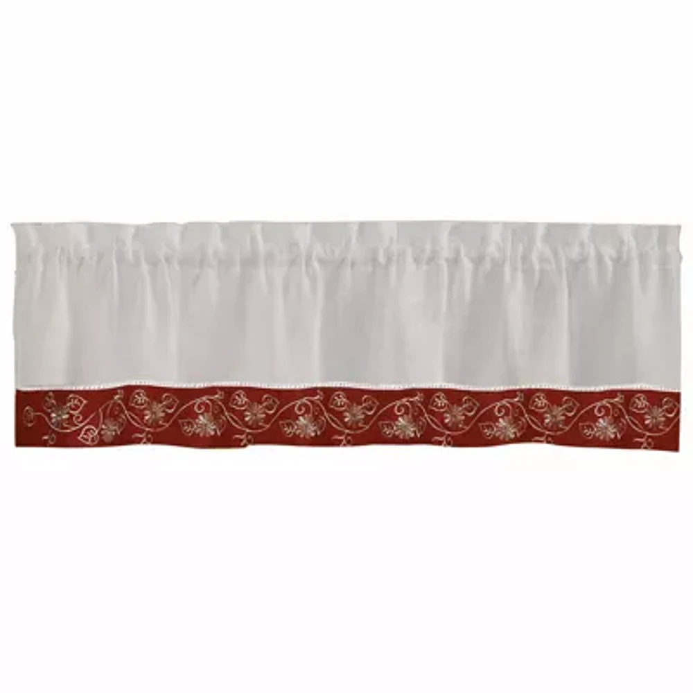 Oakwood Rod-Pocket Valance