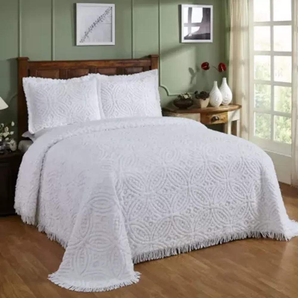 Better Trends Chenille Wedding Ring Bedspread