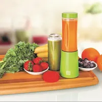 Euro Cuisine MM2G Personal Blender With 2 - 10OZ Tritan Bottles - Green