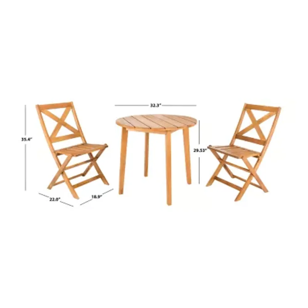 Bruna Patio Collection 3-pc. Bistro Set Folding