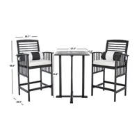 Pate Patio Collection 3-pc. Bistro Set Folding