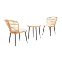 Prenza 3-pc. Patio Table and Chair Set