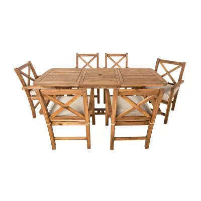 Catania 7-Piece Patio Extendable Dining Set