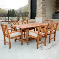 Catania 7-Piece Patio Extendable Dining Set