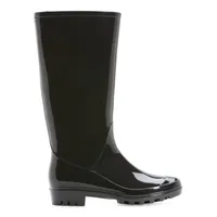 St. John's Bay Womens Winthrop Water Resistant Block Heel Rain Boots