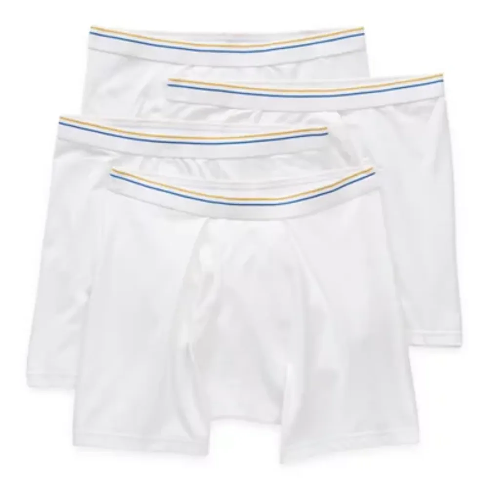 Stafford Dry + Cool Breathable Mesh Mens 4 Pack Boxer Briefs