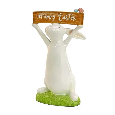 National Tree Co. 11 White Bunny Christmas Tabletop Decor