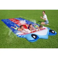 Bestway H2ogo! 16’ Splashy Shark Water Slide Pool Floats