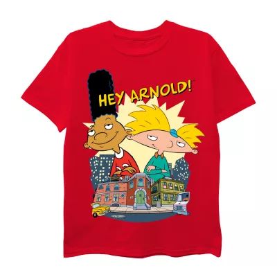 Nickelodeon Little & Big Boys Crew Neck Short Sleeve Graphic T-Shirt