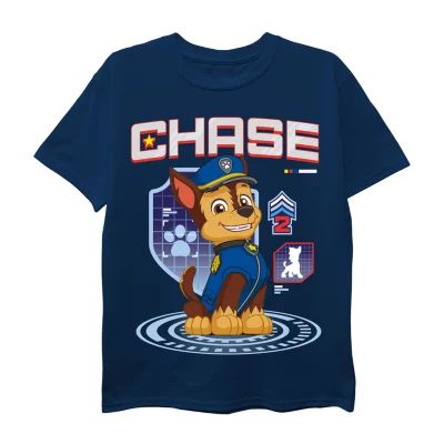 Chase Little Boys Paw Patrol Crew Neck Short Sleeve T-Shirt