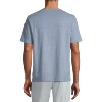 Stafford Super Soft Mens Short Sleeve Crew Neck Pajama Top
