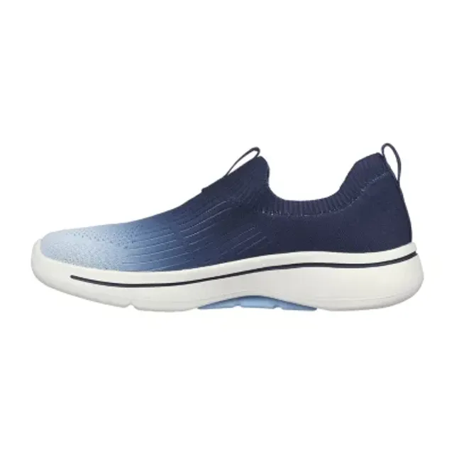 Skechers Womens Go Walk Arch Fit Ocean Vibes Walking Shoes