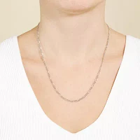 Silver Reflections Pure Silver Over Brass 18 Inch Rolo Chain Necklace