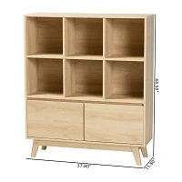 Danina 2-Shelf Bookshelf