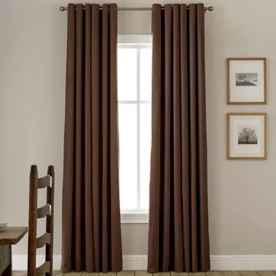 JCPenney Home Energy Saving Grommet Top Single Curtain Panel