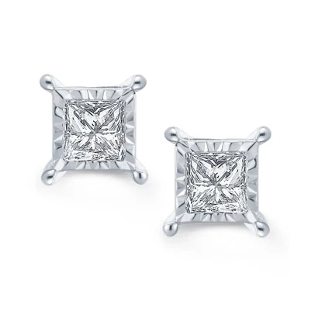 LIMITED QUANTITIES 2 CT. T.W. Diamond 14K White Gold Stud Earrings