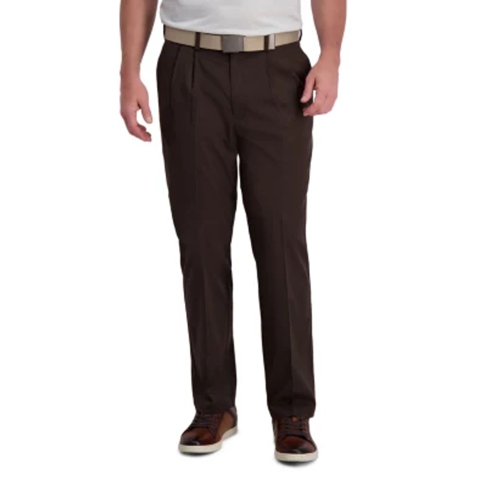 Haggar® Mens Cool Right Performance Classic Fit Pleated Pant