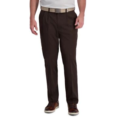 Haggar® Mens Cool Right Performance Classic Fit Pleated Pant