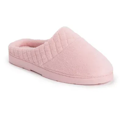 Muk Luks Quilted Womens Clog Slippers