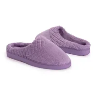 Muk Luks Quilted Womens Clog Slippers