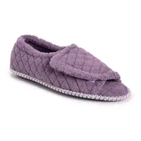 Muk Luks Marylou Micro Chenille Womens Slip-On Slippers