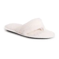 Muk Luks Darlene Thong Womens Slip-On Slippers