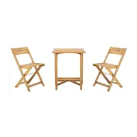 Gallo Patio Collection 3-pc. Bistro Set Folding