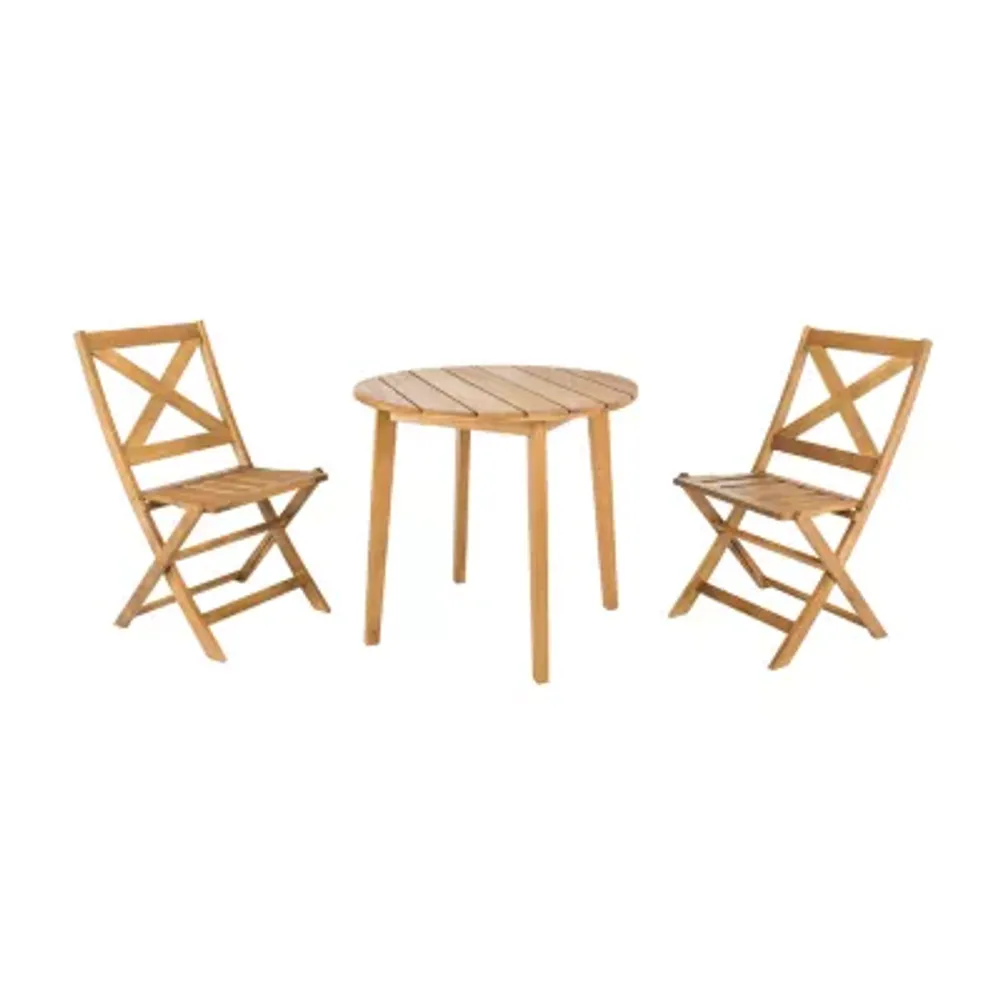 Bruna Patio Collection 3-pc. Bistro Set Folding