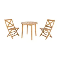 Bruna Patio Collection 3-pc. Bistro Set Folding