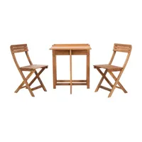 Walten Patio Collection 3-pc. Bistro Set Folding