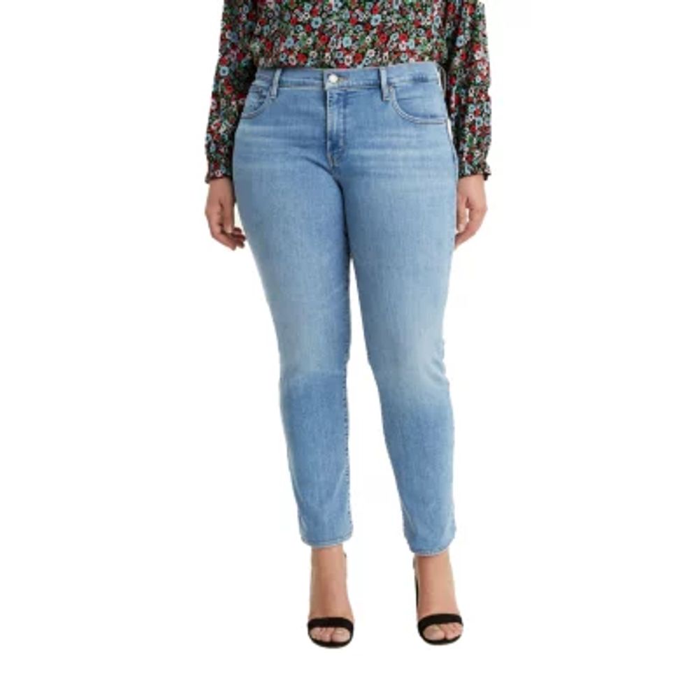 Levi's - Plus Stretch Fabric Womens Mid Rise 311 Curvy Fit Skinny Fit Jean