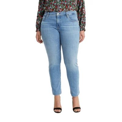 Levi's - Plus Stretch Fabric Womens Mid Rise 311 Curvy Fit Skinny Fit Jean