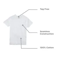 Stafford Super Soft Mens 4 Pack Short Sleeve Crew Neck T-Shirt Big and Tall