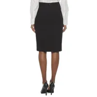 Worthington Womens Mid Rise Pencil Skirt