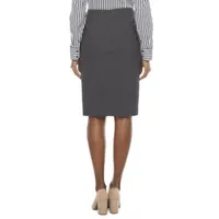 Worthington Suiting Womens Mid Rise Pencil Skirt