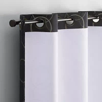 Eclipse Meridian Blackout Grommet Top Single Curtain Panel