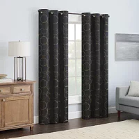 Eclipse Meridian Blackout Grommet Top Single Curtain Panel