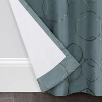 Eclipse Meridian Grommet Top Blackout Single Curtain Panel