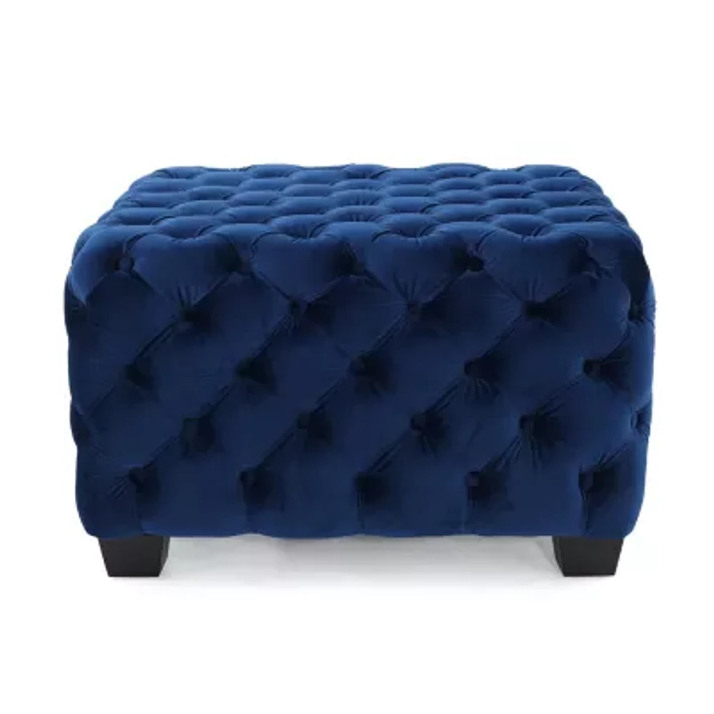 Jaymee Wooden Ottoman