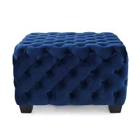 Jaymee Wooden Ottoman