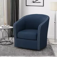 Quentin Curved Slope Arm Chair